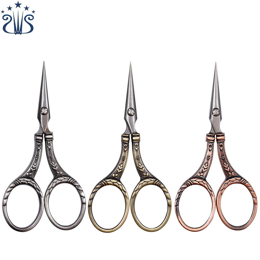 Многофункциональные домашние ножницы из нержавеющей стали, европейские винтажные ножницы из нержавеющей стали