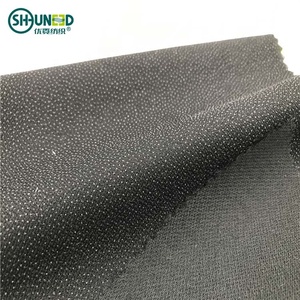 B-stretch Double Dot PA <span class=keywords><strong>PES</strong></span> Lớp Phủ Dệt <span class=keywords><strong>Interlining</strong></span> Dễ Nóng Chảy Vật Liệu May Vá Trung Quốc Bán Buôn Chất Lượng Cao 100% Polyester - Product Image 4