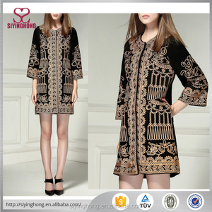 Moda nueva llegada ropa de otoño informal personalizada chaquetas de mujer bordadas de lana de alta calidad abrigo de invierno - Product Image 2