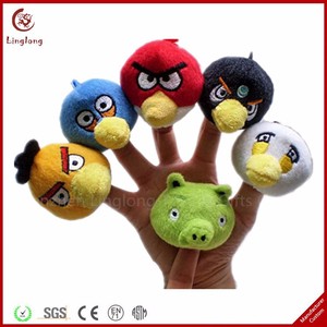 Giáo Dục Tay Đồ Chơi Sang Trọng Màu Hồng Con Voi Ngón Tay Con Rối Cho Trẻ Em Thú Nhồi Bông Động Vật Phim Hoạt Hình Ngón Tay Con Rối Vải Búp Bê - Product Image 3