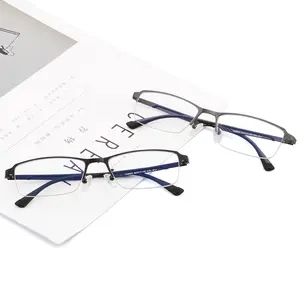 Nuovo Modello di Occhiali di Moda Occhiali Occhiali Telaio In Titanio Ottico Occhiali Per Miopia Mezzo telaio occhiali per gli uomini