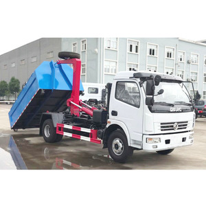Camión de Basura Autocargable DFAC a Precio Más Bajo, Camión de Basura con Gancho y Contenedor de Basura de 6 Metros Cúbicos en Venta - Product Image 6