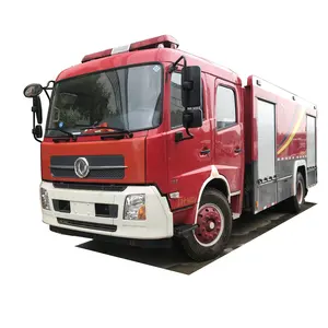 6000 litre su tankı yangın söndürme kamyonu 6T Dongfeng 4X2 6 tekerlekler köpük ve su tankı itfaiye kamyonu satılık