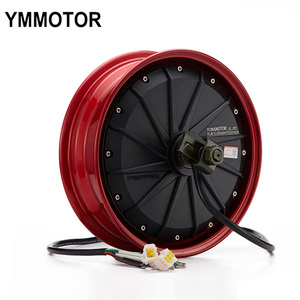 12 इंच 3000 W शक्तिशाली डीसी Brushless गियर हब मोटर ई-मोटर साइकिल मोटर - Product Image 3