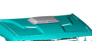 Aérateur de capot de voiture en fibre de carbone de style GT pour Dodge Challenger Coupé 2 portes 2015-2019 - Product Image 3
