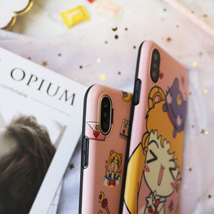 Nouveau Dessin Animé Sailor Moon Rose Doux TPU Étui pour <span class=keywords><strong>iphone</strong></span> <span class=keywords><strong>X</strong></span> - Product Image 3