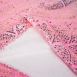 En gros chaud ombre feuille <span class=keywords><strong>de</strong></span> fête d'impression couleur paillettes violet <span class=keywords><strong>sirène</strong></span> <span class=keywords><strong>queue</strong></span> couverture - Product Image 3