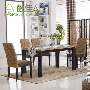 El estilo de los muebles, la silla de la isla indonesia de Bali de jacinto de agua de mesa de bambú natural <span class=keywords><strong>solarium</strong></span> - Product Image 1