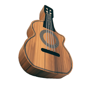 Tùy Chỉnh Guitar Hình Hộp Bao Bì Với Âm Nhạc Giấy Hộp Quà Tặng Cho Giáng Sinh - Product Image 6