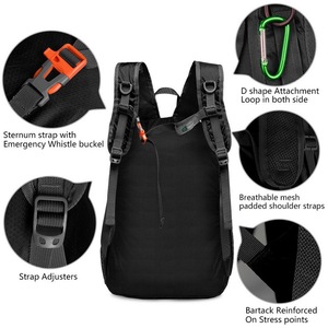Foldable Backpack <strong>Lightweight</strong> Folding Women Men Outdoor Bags Climbing <strong>Rucksack</strong> - Product Image 4