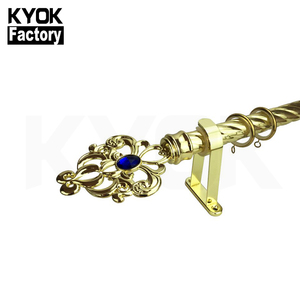 Popular Style Classical 5M Length Window <strong>Curtain</strong> Rods with Diamond <strong>Curtain</strong> <strong>Finial</strong> Manufacturer - Product Image 6