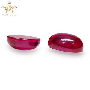 Hotsale piedra sintética forma <span class=keywords><strong>Oval</strong></span> gemas de vidrio comprar piedras preciosas en línea - Product Image 4