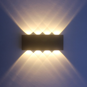 8W A Mené La lampe <span class=keywords><strong>de</strong></span> mur Extérieure D'intérieur <span class=keywords><strong>Ip65</strong></span> Vers Le Bas Blanc Noir Moderne Pour La Maison Escaliers Chambre Chevet Lumière <span class=keywords><strong>De</strong></span> <span class=keywords><strong>Salle</strong></span> <span class=keywords><strong>De</strong></span> Bains - Product Image 2