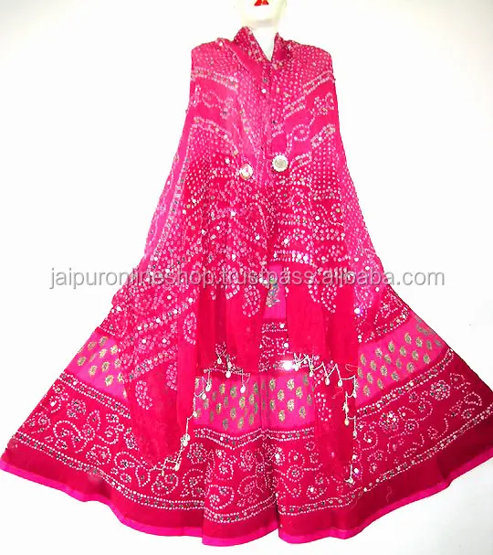 Indiase Etnische Lehenga Chaniya Choli Bollywood Fashion Avond Party Dress