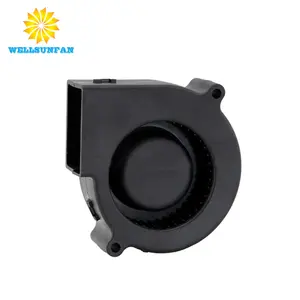 WELLSUNFAN Kipas Blower Sentrifugal, Kipas Exhaust Mini 7530 12V 3500RPM PWM