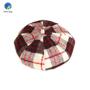 Nuevo encargo de moda tapa octogonal sombrero de la boina de lana - Product Image 5