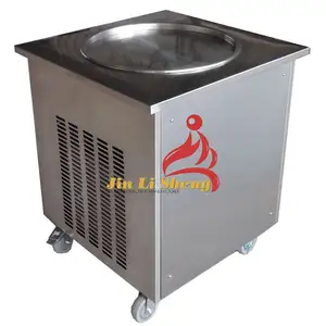 WF900 Mısır Haddelenmiş Fry Dondurma Makinesi, soğuk Haddelenmiş Çelik Levha, ticari Kızarmış Dondurma Makinesi Fiyat