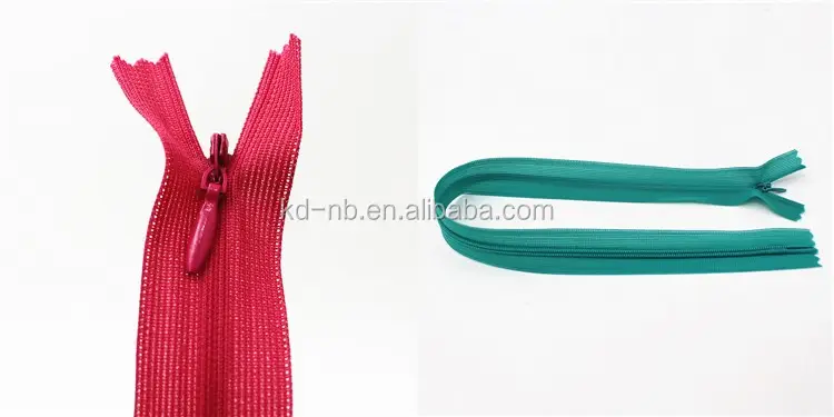 NO.3 Close End Nylon Vô Hình Ren Dây Kéo Để Bán