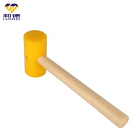 Cocodrill Outil d'ouverture de noix de coco jeune facile et sûr à utiliser Ensemble d'ouvre-noix de coco en acier inoxydable avec marteau en PE jaune