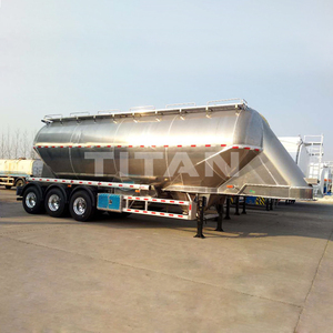 Aluminium Wheat Flour Bulk Polar Cement <strong>Tanker</strong> <strong>Food</strong> <strong>Grade</strong> 42 Cbm Flour Bulk Semi Trailer - Product Image 3