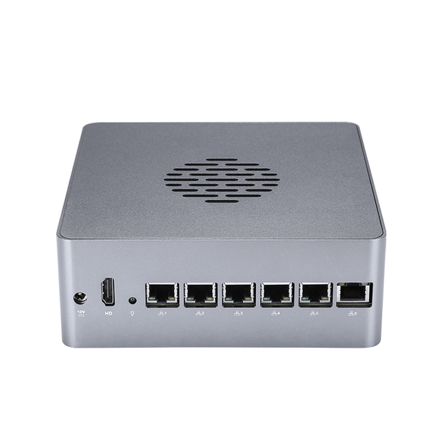 Kansung Firewall Board Router 6th Gen Processor Fan 6*Gigabit Nics Dual DDR4 Ram M.2 Ssd Desktop Mini Pc