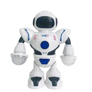Brinquedo de robô dançante com luz led