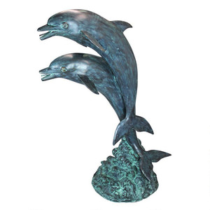 <span class=keywords><strong>Fontaine</strong></span> en bronze en forme de <span class=keywords><strong>dauphin</strong></span> <span class=keywords><strong>pour</strong></span> la décoration de jardin et la <span class=keywords><strong>piscine</strong></span> extérieure - Product Image 3