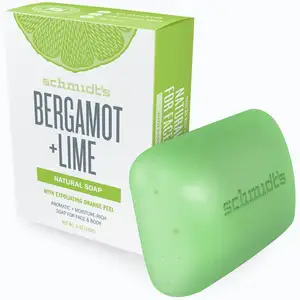 Natural bergamot bath bar soap to moisturizing skin