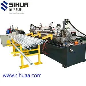 Automatic Ceiling Tee Grid Main T Cross T Roll Forming Machine T Bar Production Line