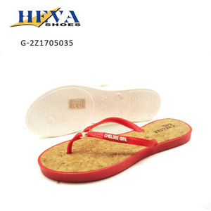Selección multicolor dama suela corcho pu plantilla PVC Chanclas de verano zapatillas - Product Image 2