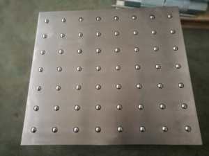 Js evrensel topu ile birlikte rulo konveyör worktable, kolay dönüş çalışma masası - Product Image 3