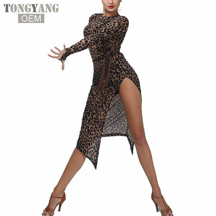 Faldas De Baile Latino Para Mujer, Disfrac Sexys De Leopardo