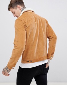 Giacca Bomber da esterno per uomo invernale impermeabile in velluto a coste con fodera KY Borg funzionale abbottonatura e tasche - Product Image 3