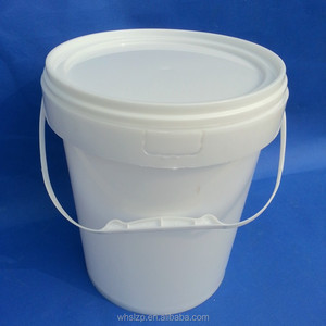 2 gallon food plastic bucket with lid with handle