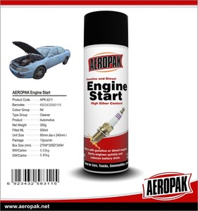 Spray de démarrage moteur à basse température, liquide de démarrage rapide pour moteur essence et moteur Diesel