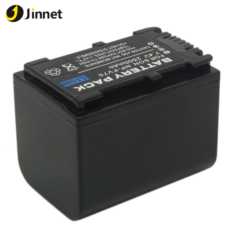 7.4V 2500mAh デジタルビデオカメラバッテリー ソニー NP-FV70 NP