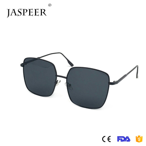 Jaspeer <span class=keywords><strong>Lunettes</strong></span> en métal gradient couleur polygone <span class=keywords><strong>vintage</strong></span> Surdimensionné <span class=keywords><strong>lunettes</strong></span> transparent plat miroir Carré <span class=keywords><strong>lunettes</strong></span> - Product Image 2