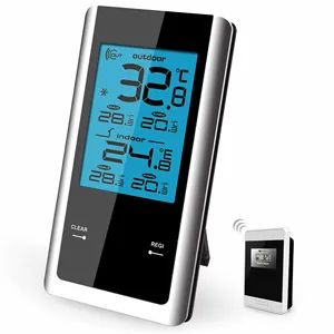 Thermomètre LCD numérique 433mhz sans fil intérieur extérieur thermomètre électronique station météo