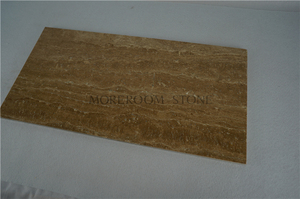Phật Sơn Sản Xuất Iran <span class=keywords><strong>Walnut</strong></span> Beige Travertine Đánh Bóng Và Epoxy Đầy Travertine Panel Với Gạch Men - Product Image 6