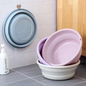 Créatif Pliant Rond En Plastique Lavabo De Voyage - Product Image 3