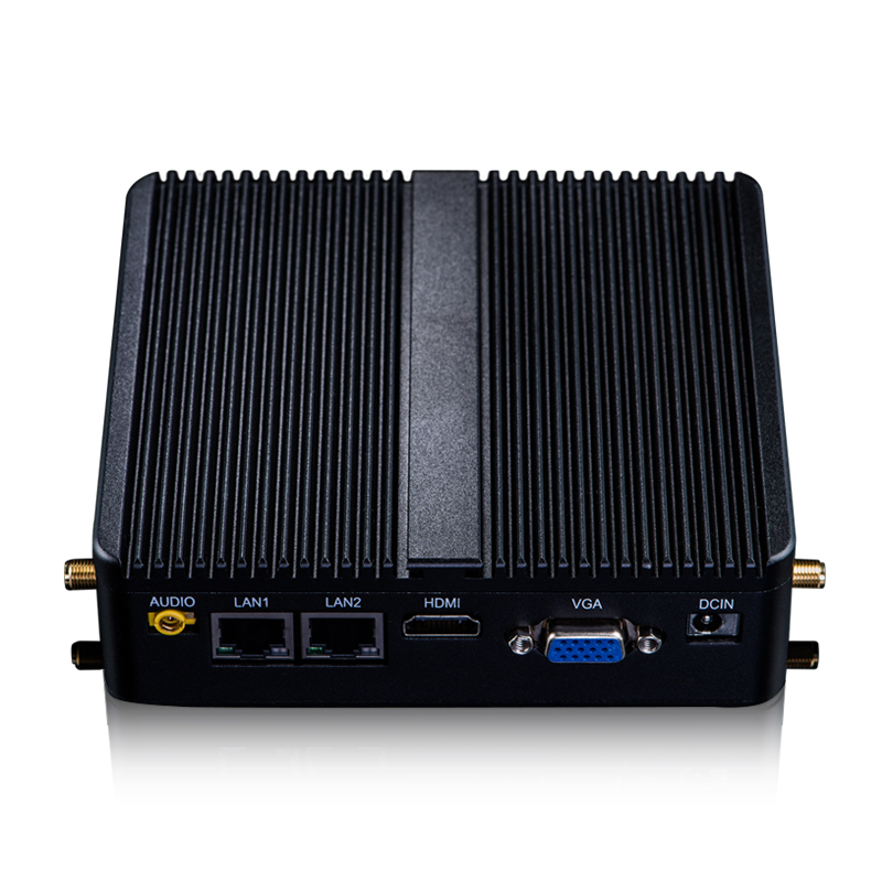 XCY client léger pas cher Double RS232 Double Lan celeron J1900 Windows10/Linux sans ventilateur mini pc