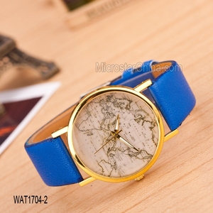 Popular vogue hot selling around word map print watches - Product Image 3