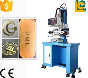 פנאומטי הבלטות Stamping מכונת עבור עין מצח עיניים שחור עט בקבוק זהב לוגו - Product Image 2