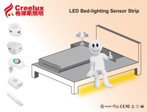 Movimiento LED cama luz 1,2 M tiras Sensor de luz para el dormitorio del <span class=keywords><strong>arancel</strong></span> <span class=keywords><strong>aduanero</strong></span> común y luz regulable - Product Image 4