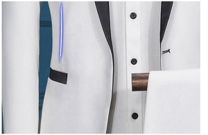 Abiti da <span class=keywords><strong>uomo</strong></span> di fascia alta da <span class=keywords><strong>uomo</strong></span> bianchi da <span class=keywords><strong>uomo</strong></span> di grandi dimensioni abiti da <span class=keywords><strong>uomo</strong></span> - Product Image 4