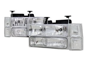 Se aplican a Faro de coche para <span class=keywords><strong>chevrolet</strong></span> <span class=keywords><strong>Chevy</strong></span> C10 C/K faros 1500, 2500, 3500, 1994, 1998 de la lámpara de la cabeza 8pcs - Product Image 2