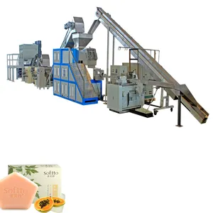 laundry bar soap making machine for sale equipment from China soap machine line supplier from oil or soap noodles