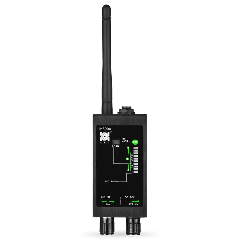 1 МГц-12 ГГц, беспроводной сотовый телефон, 4G/3G/2G, детекторы сигналов, детектор ошибок RF + автопоисковая сигнализация + GPS-трекер с магнитным светом