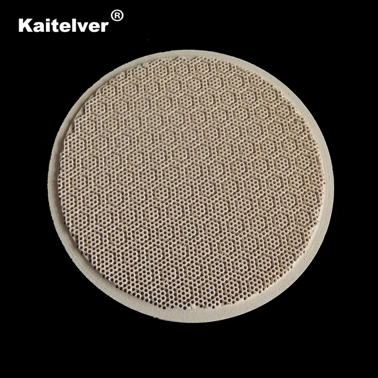 Heater exchanger infrared honeycomb ceramic plate for gas boiler, grill and burner