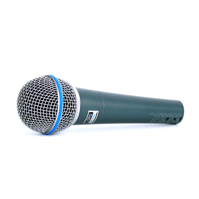 Professional Portable Wired Dynamic Mic Vocal Karaoke Microphone System with 6.5mm Jack Audio Line for Beta 58A